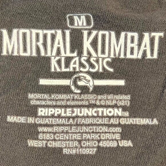 Mortal Kombat Klassic Ripple Junction Tee Tshirt SZ Medium - Picture 2 of 3
